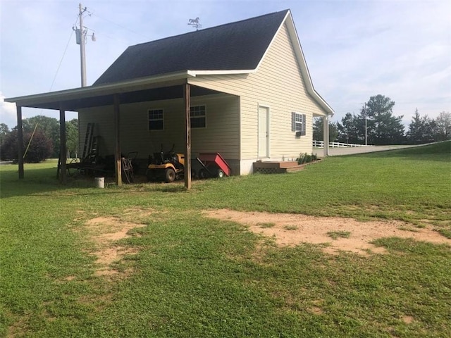 431 Seigler Rd, Iva, SC 29655 - view of home's exterior with a yard and a carport