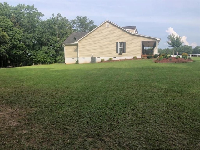 431 Seigler Rd, Iva, SC 29655 - view of side of property with crawl space and a lawn
