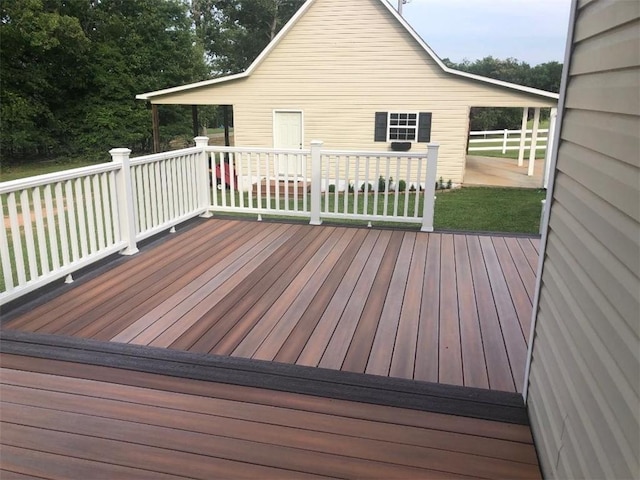 431 Seigler Rd, Iva, SC 29655 - view of deck