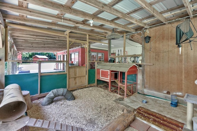 197 Jubie Ln, Seneca, SC 29672 - misc room with wooden walls