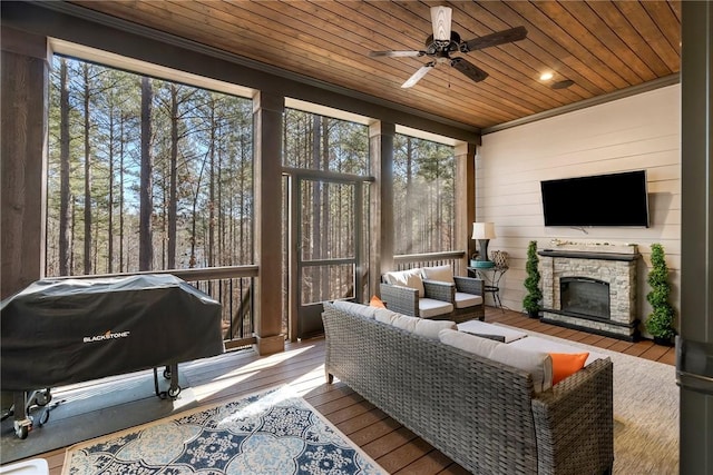 703 Timberbrook Trl, Salem, SC 29676 - sunroom with plenty of natural light
