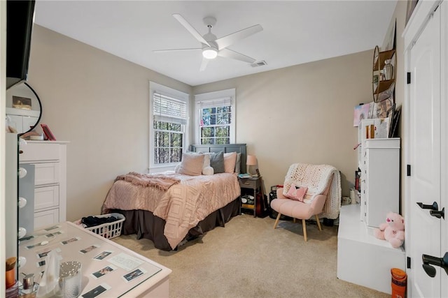 703 Timberbrook Trl, Salem, SC 29676 - carpeted bedroom featuring a ceiling fan