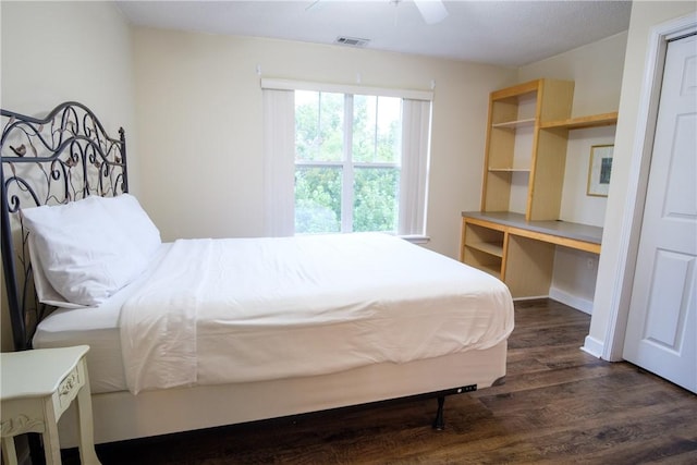 633 Harts Cove Way Unit 633, Seneca, SC 29678 - bedroom featuring dark wood-style flooring and a ceiling fan