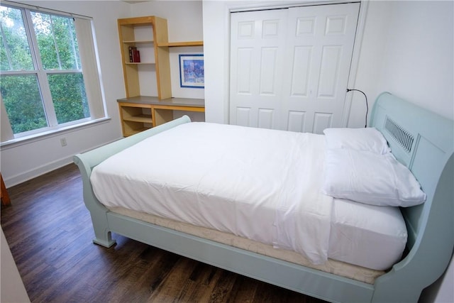 633 Harts Cove Way Unit 633, Seneca, SC 29678 - bedroom with dark wood-style floors and a closet