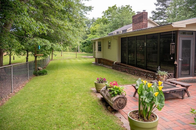 316 Brewer Rd, Walhalla, SC 29691 - fenced backyard with a patio