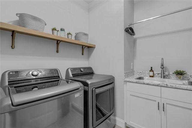 914 Blue Moon St, Taylors, SC 29687 - laundry room featuring washing machine and dryer and cabinet space