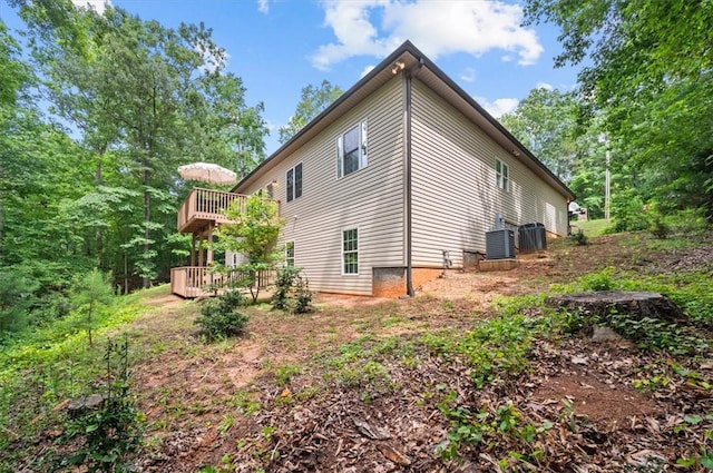 213 Redbud St, Seneca, SC 29672 - view of side of property with a wooden deck and a balcony