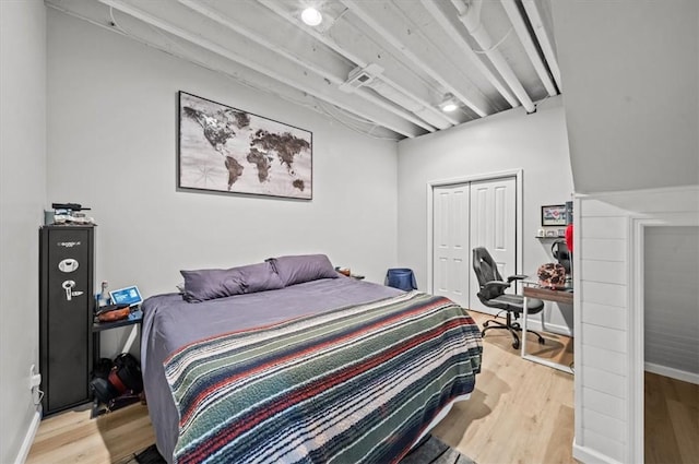213 Redbud St, Seneca, SC 29672 - bedroom with light wood-type flooring and a closet