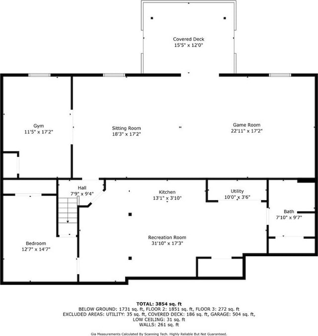 213 Redbud St, Seneca, SC 29672 - view of floor plan / room layout