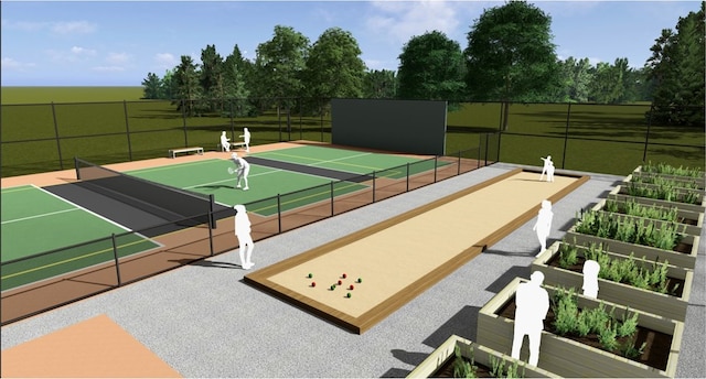 213 Redbud St, Seneca, SC 29672 - view of community featuring a tennis court and shuffleboard