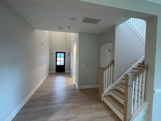 109 Sunrise Ct Unit Sun0005, Anderson, SC 29625 - foyer entrance with wood finished floors and stairs