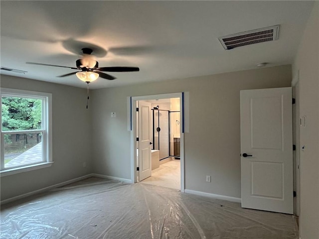 109 Sunrise Ct Unit Sun0005, Anderson, SC 29625 - unfurnished bedroom with ceiling fan and ensuite bath
