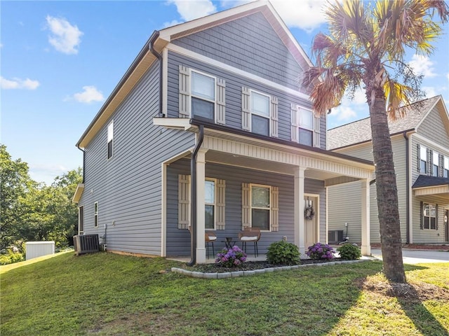 112 Wilbur St, Easley, SC 29640 - view of front of house featuring a porch and a front yard