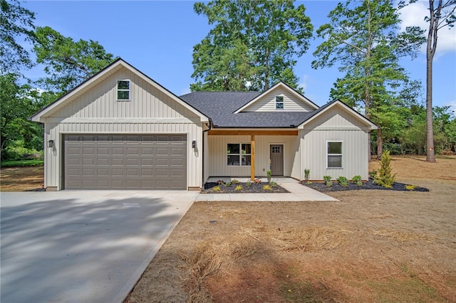 110 Dalton Rd, Seneca, SC 29678 - modern inspired farmhouse with an attached garage, roof with shingles, and concrete driveway