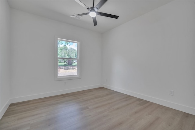 110 Dalton Rd, Seneca, SC 29678 - empty room featuring light wood-style flooring and a ceiling fan