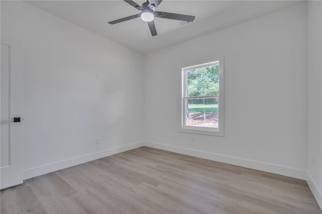 110 Dalton Rd, Seneca, SC 29678 - spare room with light wood finished floors and ceiling fan