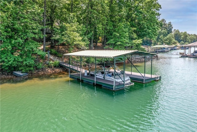 6 Skipper Ln, Salem, SC 29676 - dock area featuring a water view