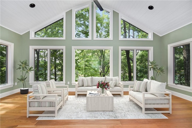 6 Skipper Ln, Salem, SC 29676 - sunroom / solarium with vaulted ceiling and healthy amount of natural light