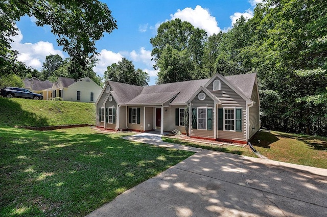 433 Den Ridge Dr, Walhalla, SC 29691 - ranch-style house featuring a front lawn