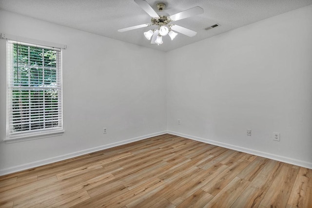 433 Den Ridge Dr, Walhalla, SC 29691 - empty room featuring wood finished floors, ceiling fan, and a textured ceiling