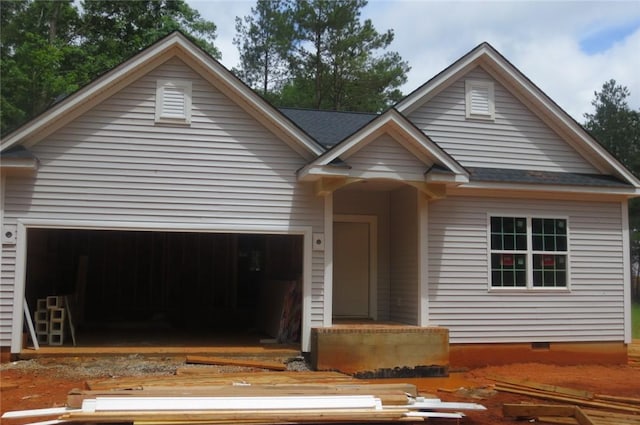 118 Lakeside Dr, Anderson, SC 29621 - view of front facade with crawl space and a garage