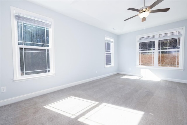 618 Motor Boat Way, Seneca, SC 29672 - carpeted spare room featuring baseboards and ceiling fan