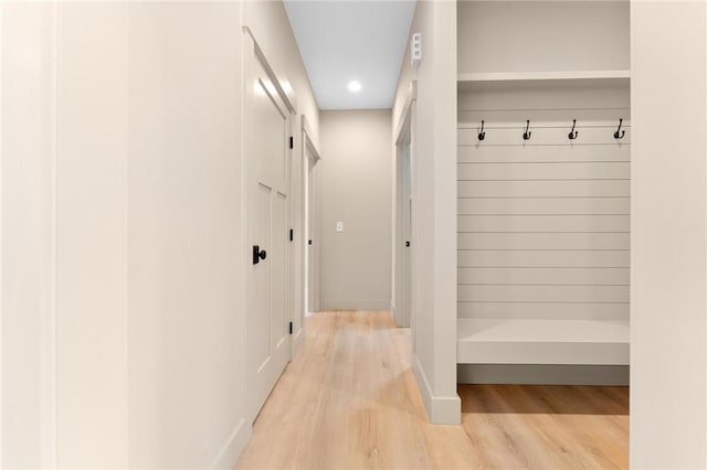 333 Ravens View Dr, Seneca, SC 29678 - mudroom featuring light wood-type flooring and recessed lighting