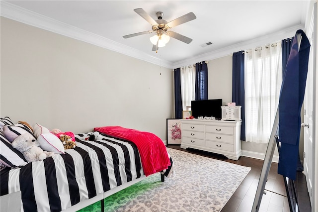100 Dartford Ct, Easley, SC 29642 - bedroom with ornamental molding and a ceiling fan