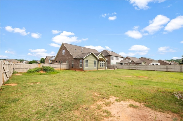 100 Dartford Ct, Easley, SC 29642 - rear view of property featuring a fenced backyard and brick siding