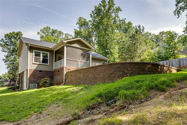 5120 Sunset Rdg, Easley, SC 29642 - view of side of property featuring brick siding and crawl space