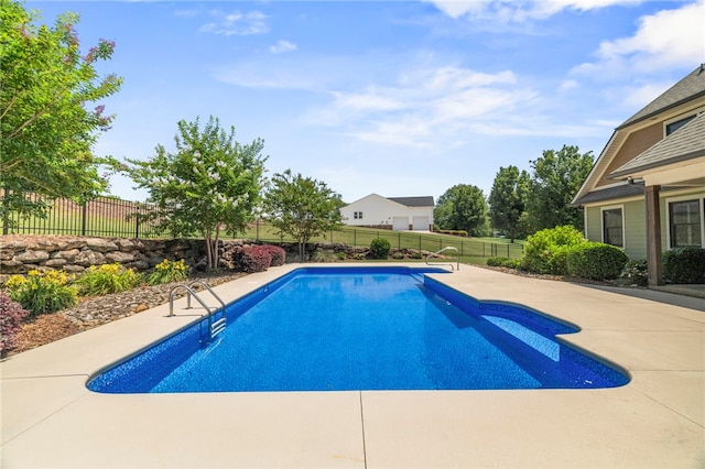 1219 Old Mill Rd, Easley, SC 29642 - view of pool with a fenced backyard and a patio area