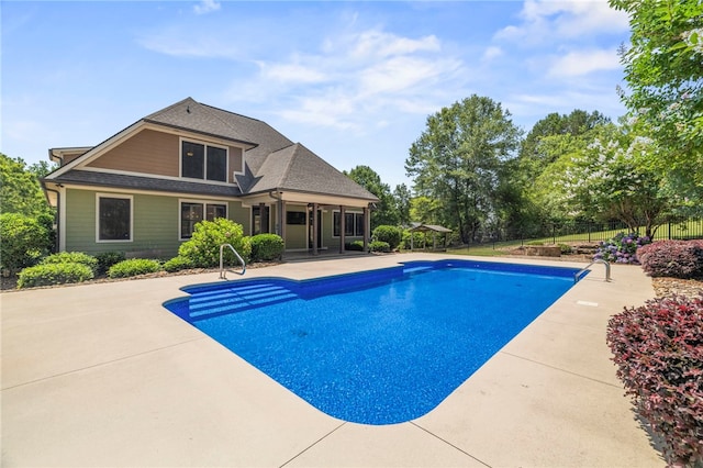 1219 Old Mill Rd, Easley, SC 29642 - view of swimming pool with a patio
