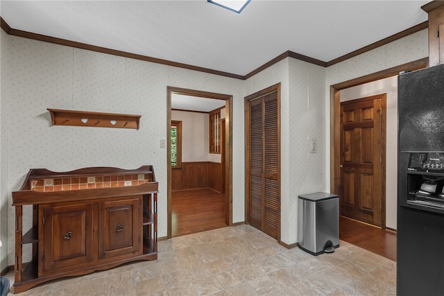 320 Whitfield Dr, Pendleton, SC 29670 - corridor featuring ornamental molding and light stone finish flooring