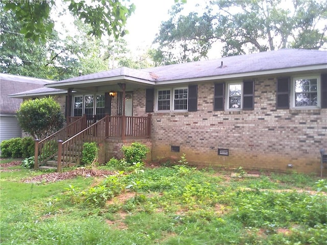 303 Randolph Dr, Iva, SC 29655 - ranch-style house with crawl space and brick siding