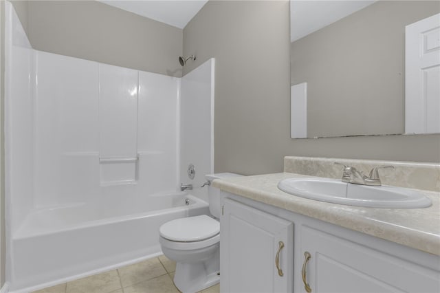 1330 Grove Rd, Anderson, SC 29621 - bathroom featuring vanity, tile patterned floors, and shower / tub combination