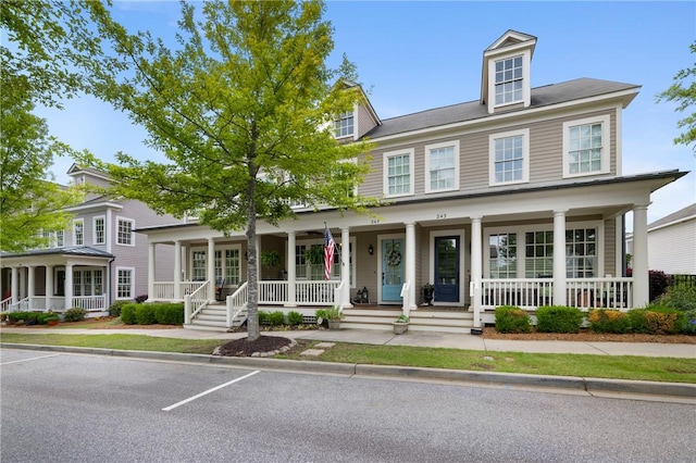 245 Thomas Green Blvd, Clemson, SC 29631 - view of property featuring a porch