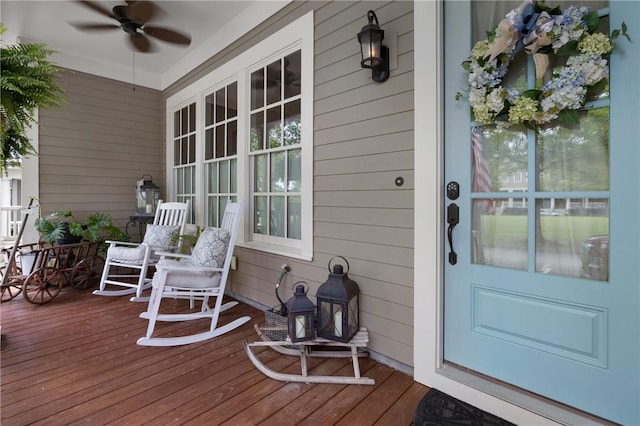 245 Thomas Green Blvd, Clemson, SC 29631 - porch with ceiling fan
