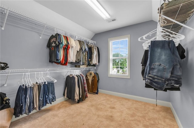 911 Devenger Rd, Greer, SC 29650 - walk in closet with carpet floors and vaulted ceiling
