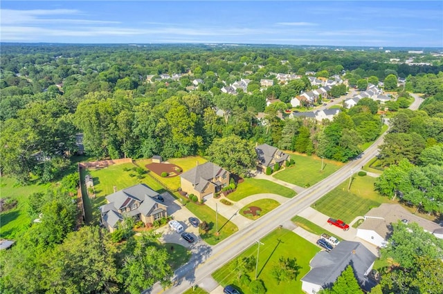 911 Devenger Rd, Greer, SC 29650 - aerial perspective of suburban area with a forest