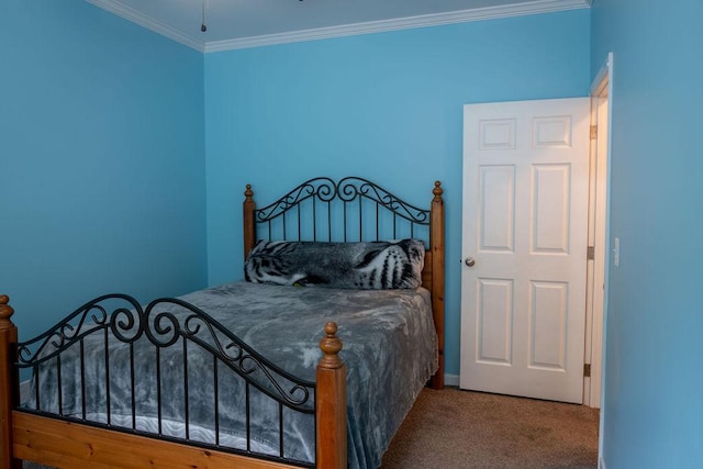 190 Edward Ln, Walhalla, SC 29691 - carpeted bedroom featuring crown molding