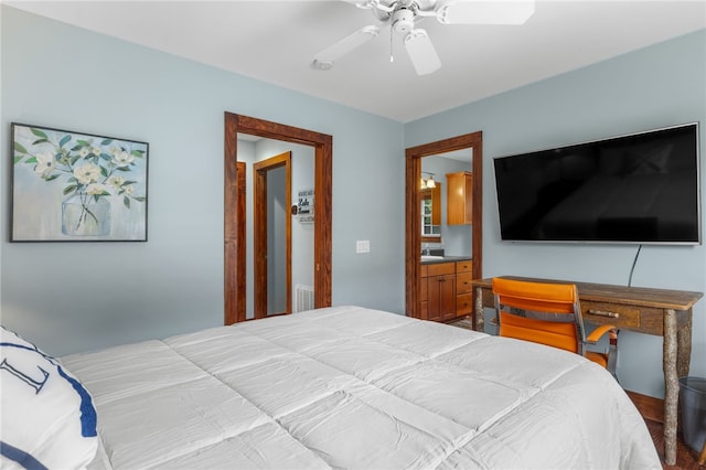 1230 Melton Rd # 64, West Union, SC 29696 - bedroom featuring a ceiling fan
