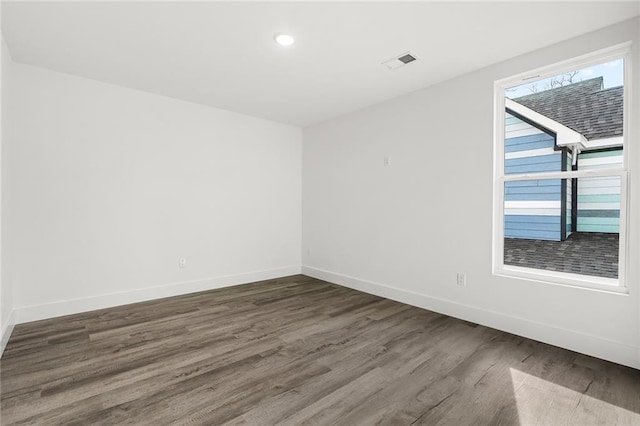 114 Hillcrest Cir, Anderson, SC 29624 - unfurnished room featuring wood finished floors and recessed lighting