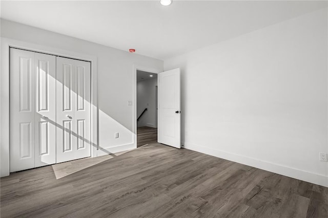 114 Hillcrest Cir, Anderson, SC 29624 - unfurnished bedroom with wood finished floors, recessed lighting, and a closet