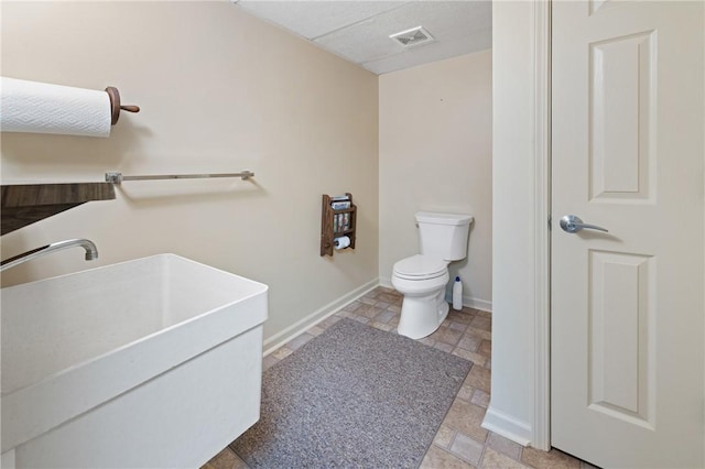 14 Windlass Ct, Salem, SC 29676 - bathroom with toilet and stone finish flooring