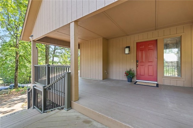 14 Windlass Ct, Salem, SC 29676 - view of exterior entry featuring a wooden deck