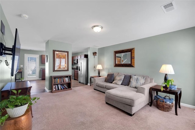 131 Colonial Walk, Pickens, SC 29671 - living area featuring light colored carpet and baseboards
