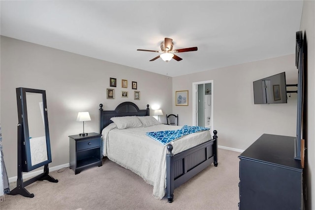 131 Colonial Walk, Pickens, SC 29671 - bedroom featuring light colored carpet and a ceiling fan