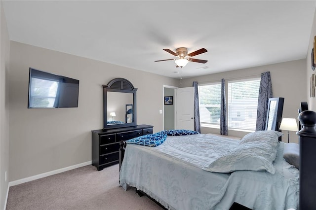131 Colonial Walk, Pickens, SC 29671 - bedroom featuring light colored carpet and ceiling fan