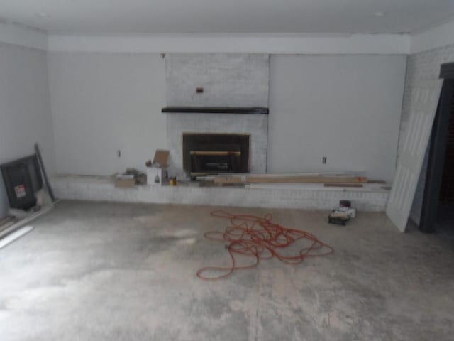 6005 Kaye St, Seneca, SC 29678 - unfurnished living room with a fireplace