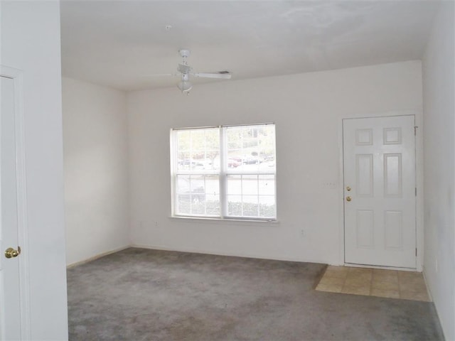 230 Campus Dr Unit E, Central, SC 29630 - unfurnished room with carpet floors and a ceiling fan